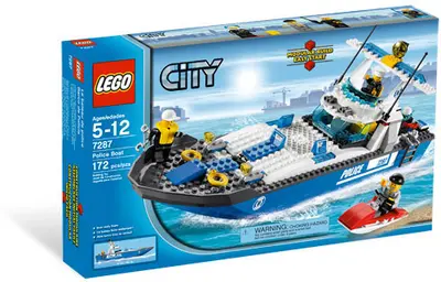 LEGO City 7287 Police Boat set, image 4