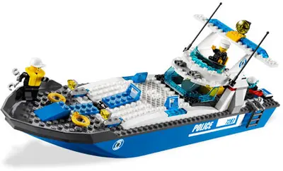 LEGO City 7287 Police Boat set, image 8