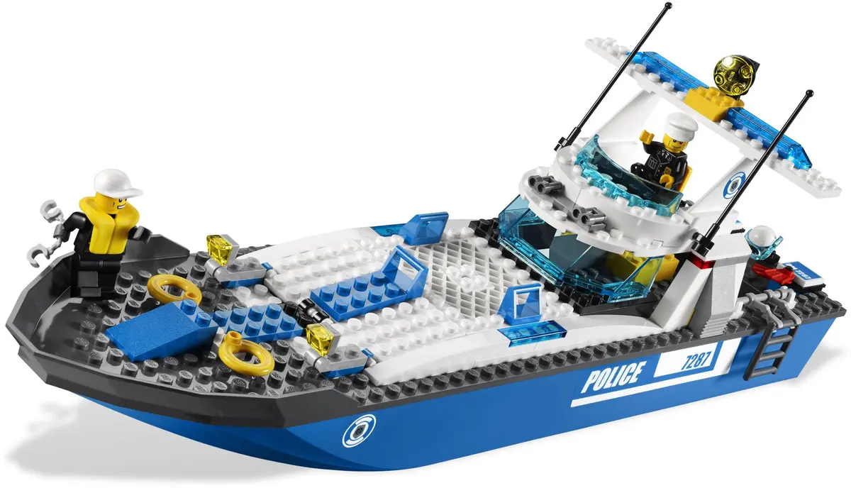 LEGO City 7287 Police Boat set, image 17