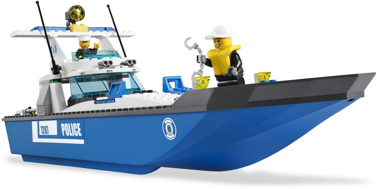 LEGO City 7287 Police Boat set, image 15