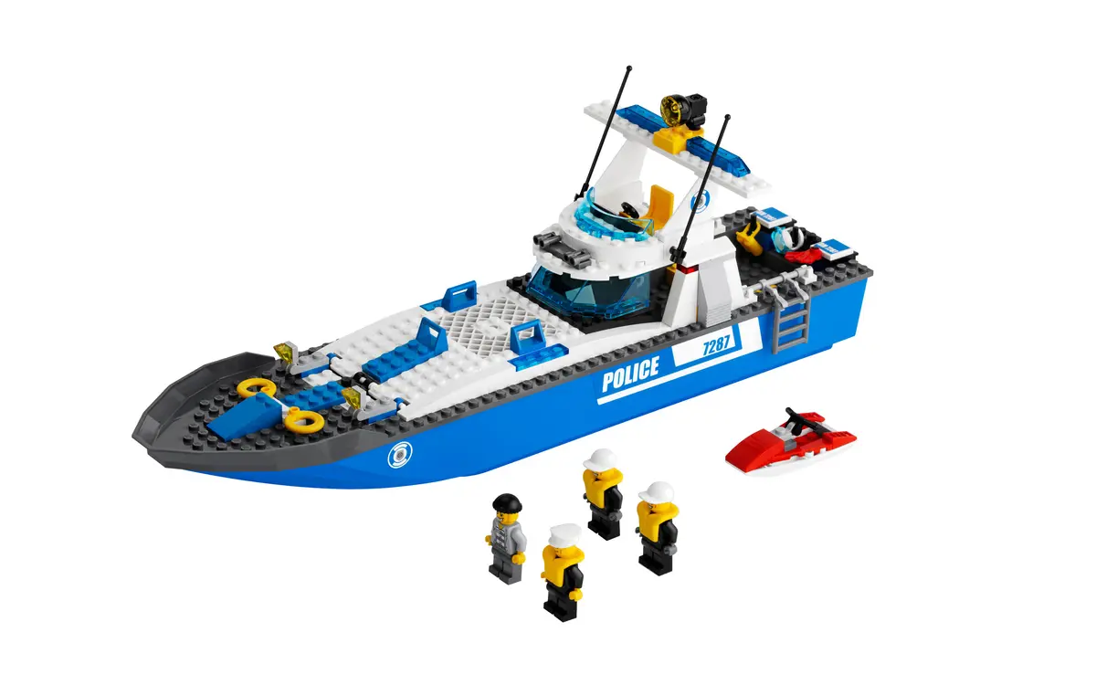 LEGO City 7287 Police Boat set, image 3