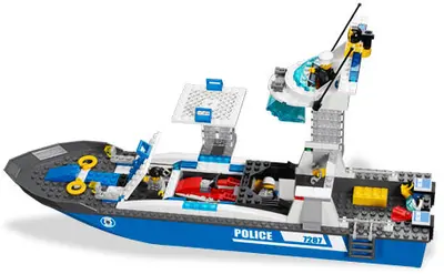 LEGO City 7287 Police Boat set, image 6