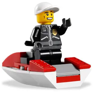LEGO City 7287 Police Boat set, image 10
