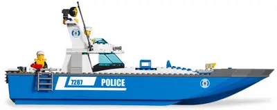 LEGO City 7287 Police Boat set, image 7