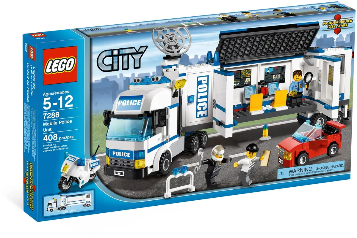 LEGO City 7288 Mobile Police Unit set, image 10