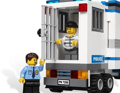LEGO City 7288 Mobile Police Unit set, image 9