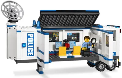 LEGO City 7288 Mobile Police Unit set, image 8