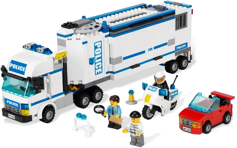 LEGO City 7288 Mobile Police Unit set