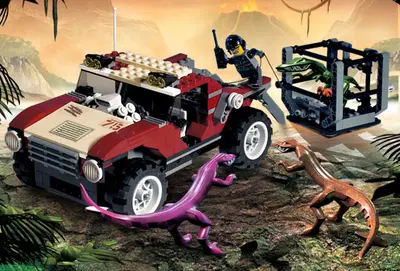 LEGO Dino 2010 7296 Dino 4WD Trapper set, image 3