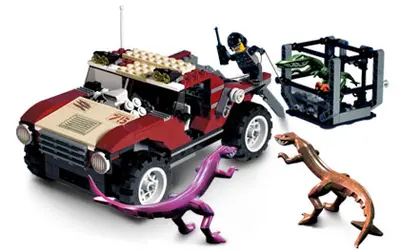 LEGO Dino 2010 7296 Dino 4WD Trapper set, image 2