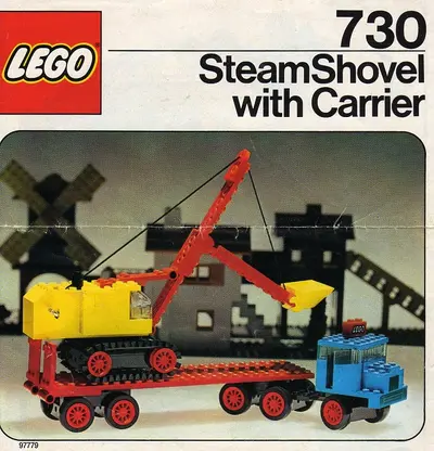 LEGO LEGOLAND 730 Steam Shovel with Carrier set
