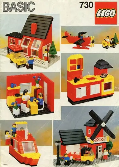 LEGO Basic 730 Basic Building Set, 7+ set