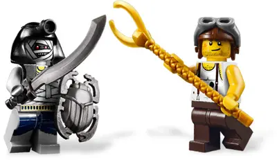 LEGO Pharaoh's Quest 7306 Golden Staff Guardians set, image 6