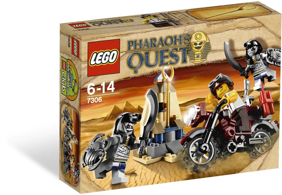 LEGO Pharaoh's Quest 7306 Golden Staff Guardians set, image 7
