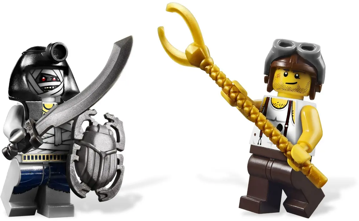 LEGO Pharaoh's Quest 7306 Golden Staff Guardians set, image 9