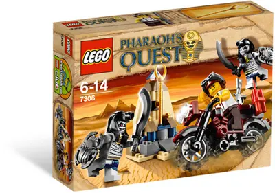 LEGO Pharaoh's Quest 7306 Golden Staff Guardians set, image 4