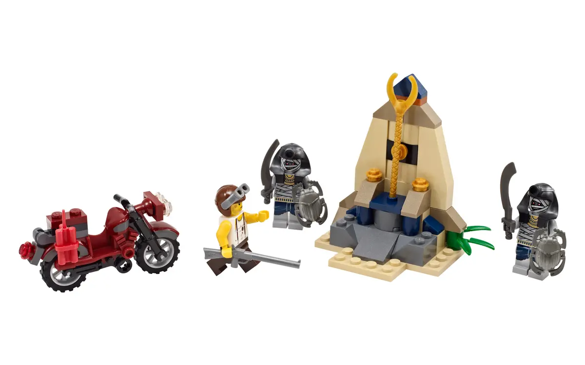 LEGO Pharaoh's Quest 7306 Golden Staff Guardians set, image 3