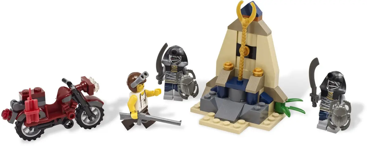 LEGO Pharaoh's Quest 7306 Golden Staff Guardians set