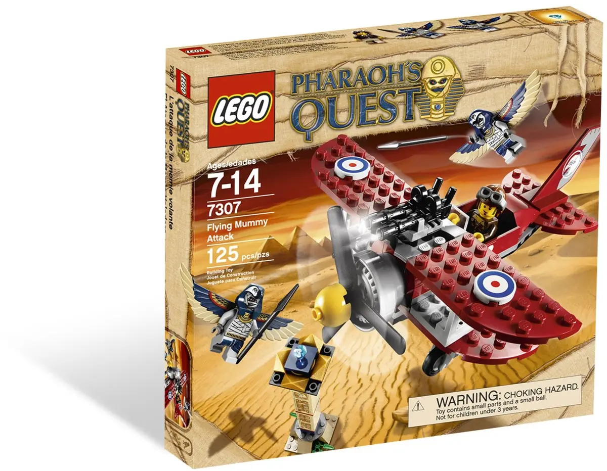 LEGO Pharaoh's Quest 7307 Flying Mummy Attack set, image 8
