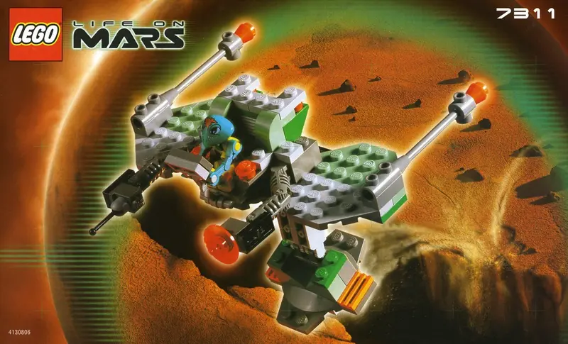 LEGO Space 7311 Red Planet Cruiser set