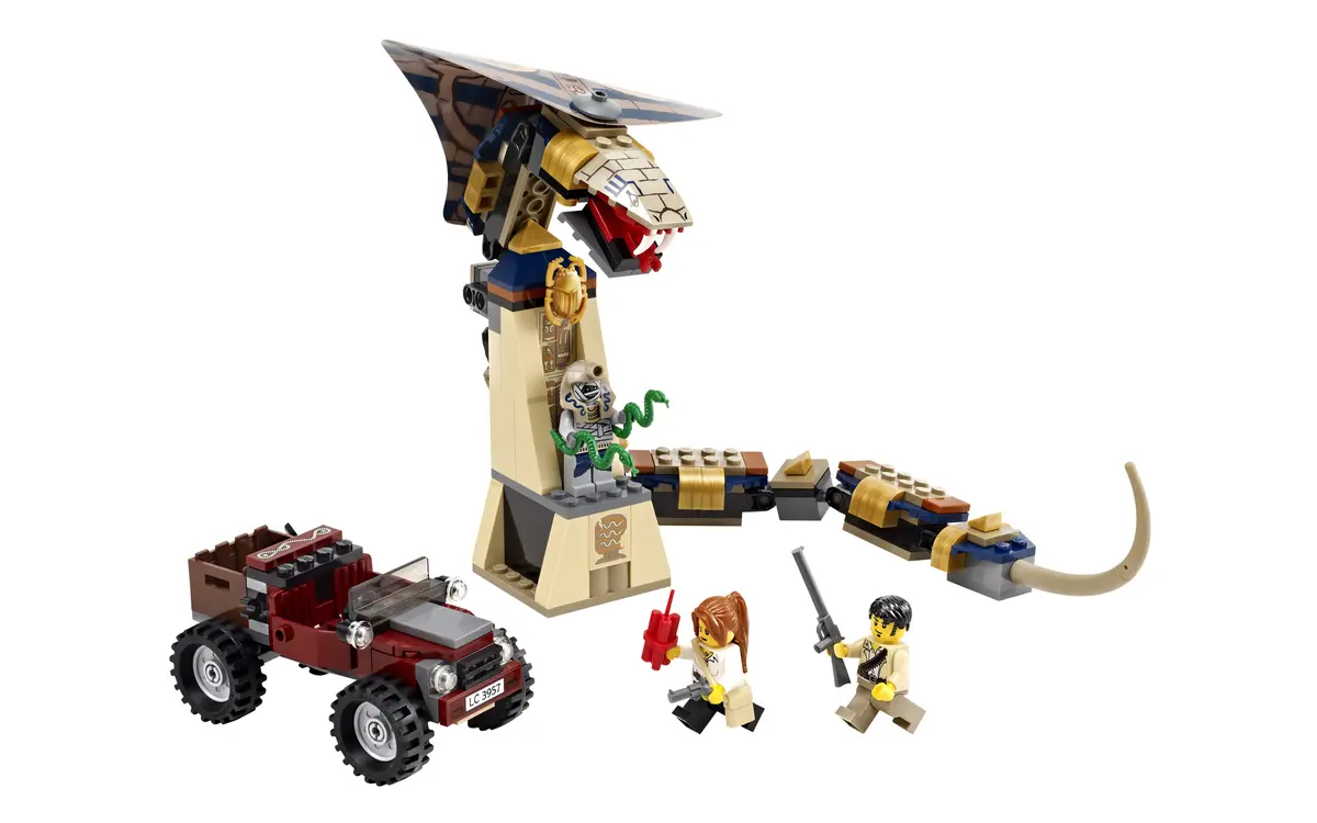 LEGO Pharaoh's Quest 7325 Cursed Cobra Statue set, image 3