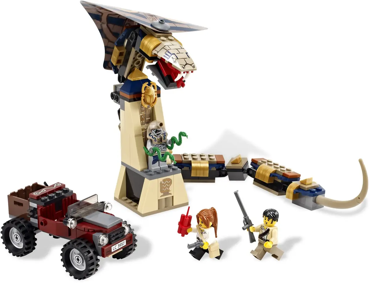 LEGO Pharaoh's Quest 7325 Cursed Cobra Statue set