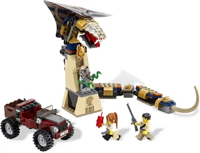 LEGO Pharaoh's Quest 7325 Cursed Cobra Statue set