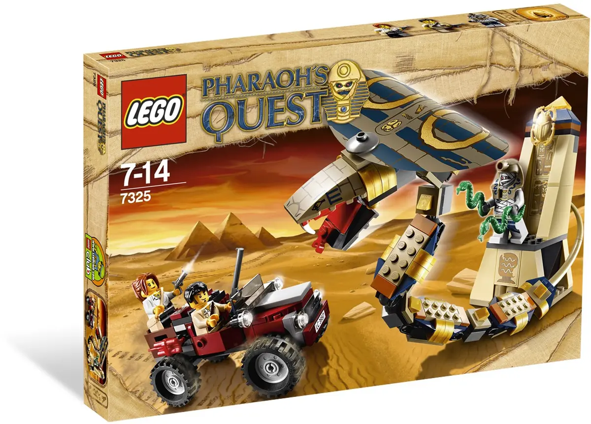 LEGO Pharaoh's Quest 7325 Cursed Cobra Statue set, image 8