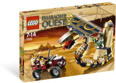 LEGO Pharaoh's Quest 7325 Cursed Cobra Statue set, image 4