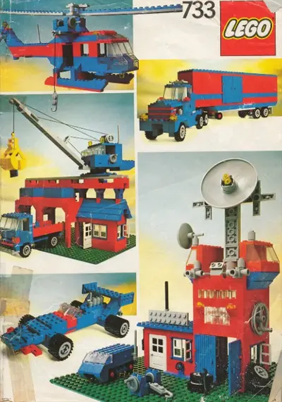 LEGO Basic 733 Universal Building Set, 7+ set