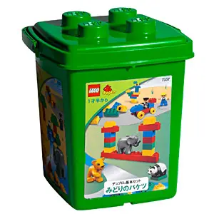 LEGO DUPLO 7337 Foundation Set - Green Bucket set