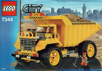 LEGO City 7344 Dump Truck set