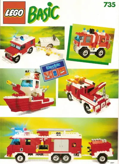 LEGO Basic 735 Basic Building Set, 7+ set