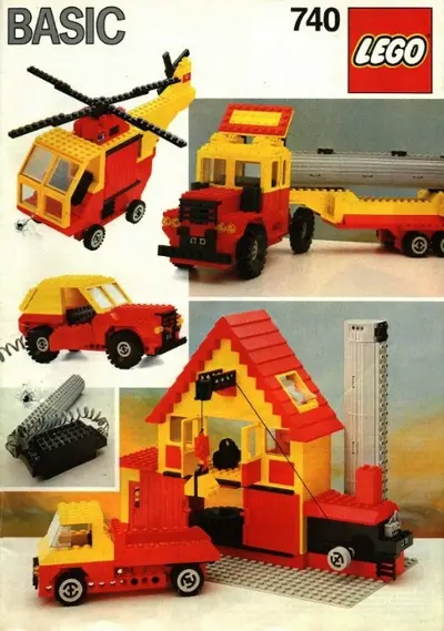 LEGO Basic 740 Basic Building Set, 7+ set
