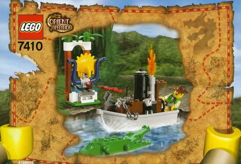 LEGO Adventurers 7410 Jungle River set