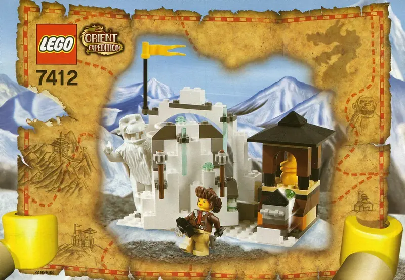 LEGO Adventurers 7412 Yeti's Hideout set