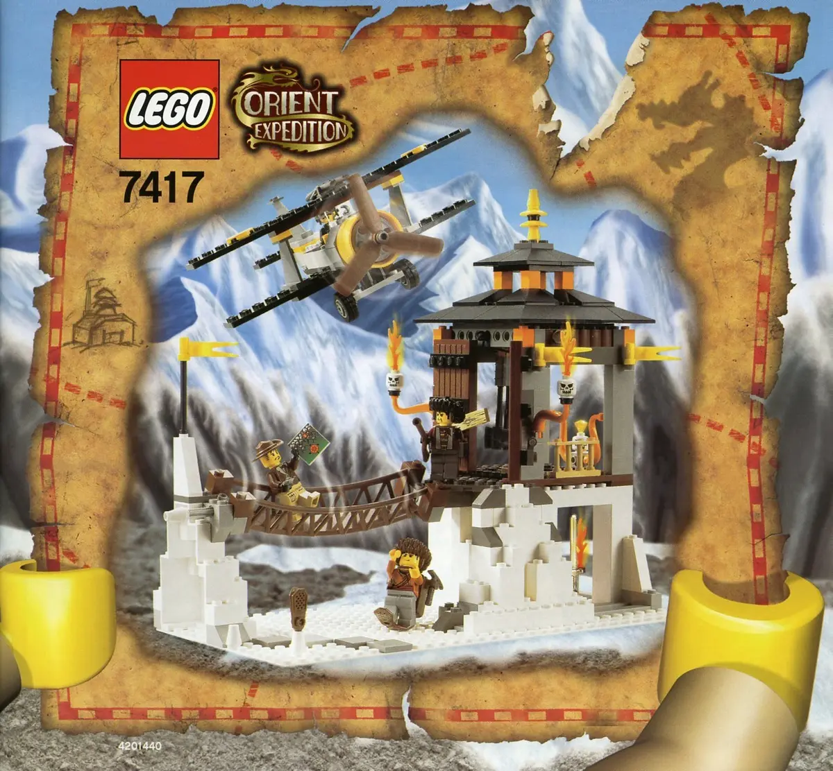 LEGO Adventurers 7417 Temple of Mount Everest set