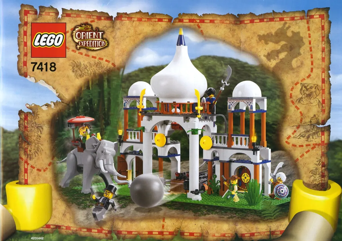 LEGO Adventurers 7418 Scorpion Palace set