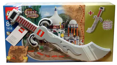 LEGO Adventurers 7418 Scorpion Palace and Foam Scimitar set