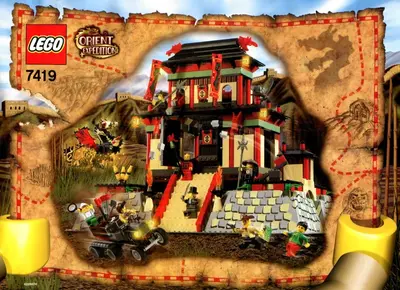 LEGO Adventurers 7419 Dragon Fortress set