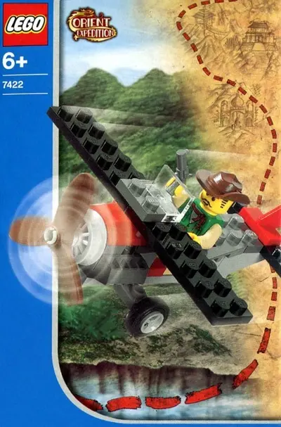 LEGO Adventurers 7422 Red Eagle set, image 2