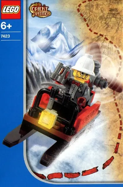 LEGO Adventurers 7423 Mountain Sleigh set, image 2