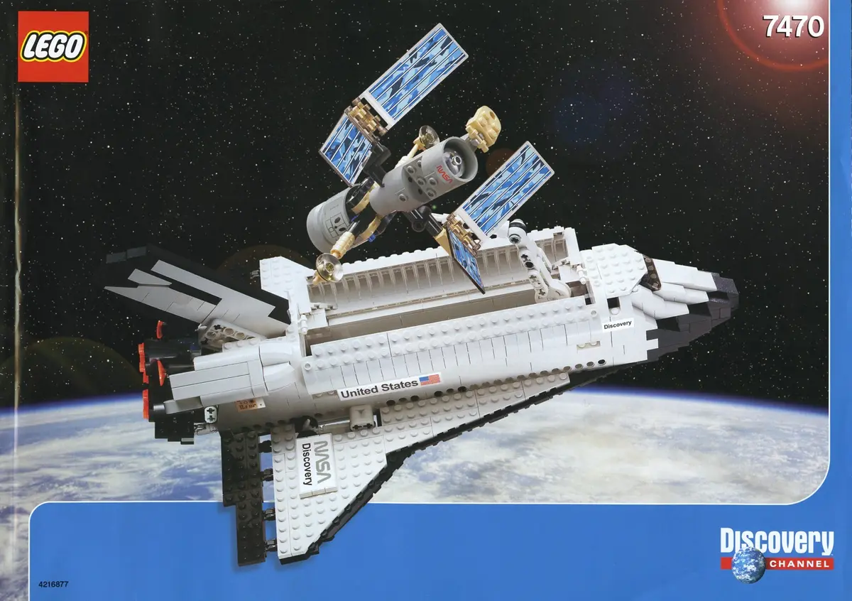 LEGO Discovery 7470 Space Shuttle Discovery-STS-31 set