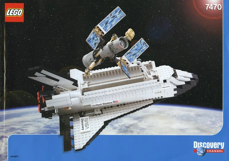 LEGO Discovery 7470 Space Shuttle Discovery-STS-31 set