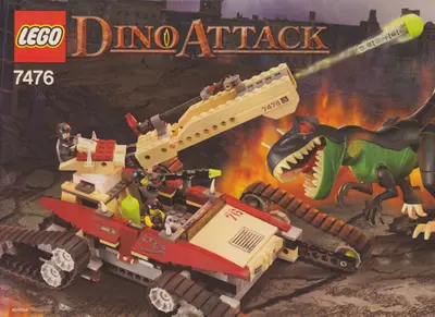 LEGO Dino Attack 7476 Iron Predator vs. T-Rex set