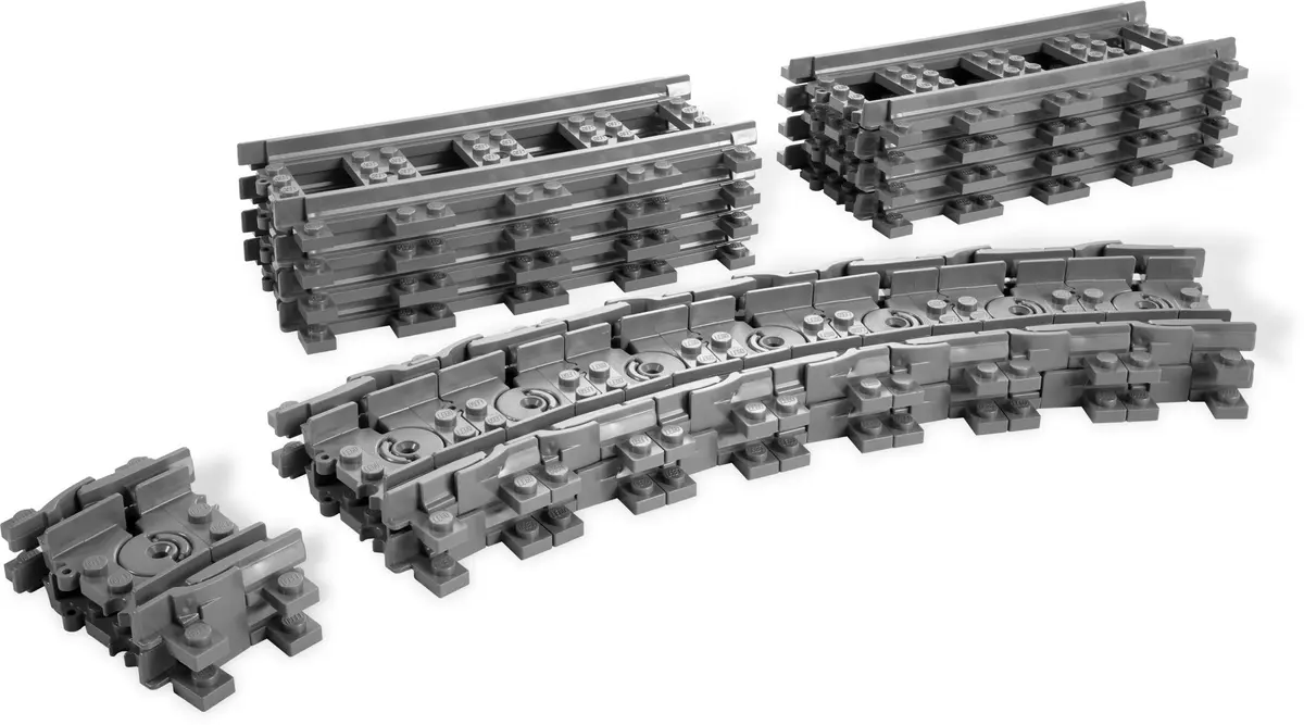LEGO City 7499 Flexible and Straight Tracks set