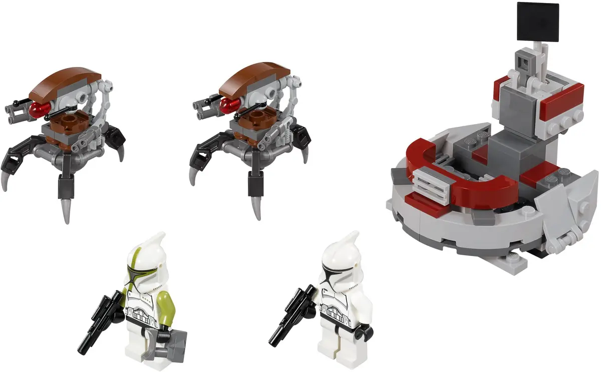 LEGO Star Wars 75000 Clone Troopers vs. Droidekas set
