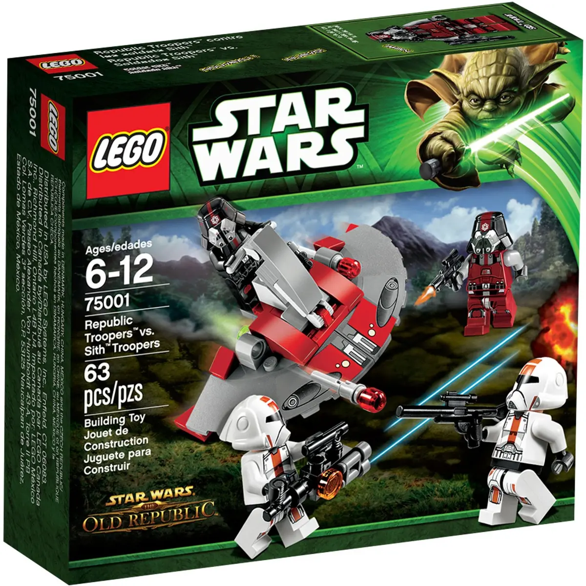 LEGO Star Wars 75001 Republic Troopers vs. Sith Troopers set, image 2