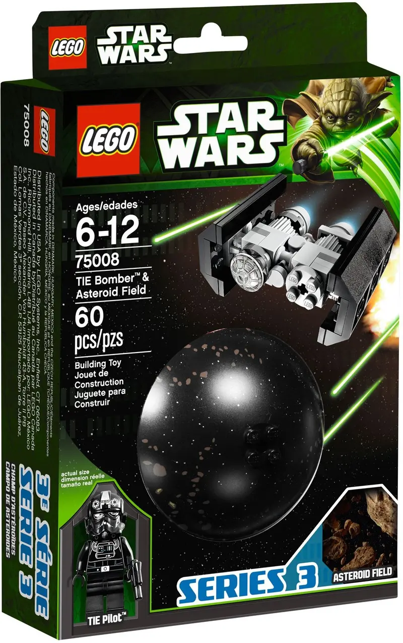 LEGO Star Wars 75008 TIE Bomber & Asteroid Field set, image 2
