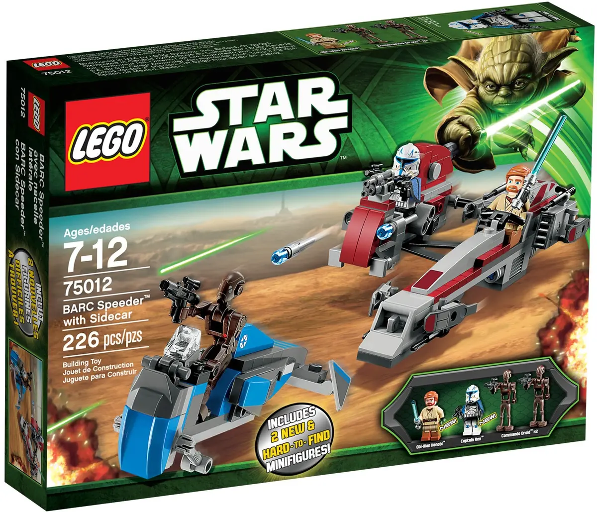 LEGO Star Wars 75012 BARC Speeder with Sidecar set, image 2